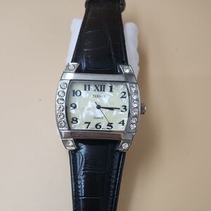 Women's Black and Silver Watch